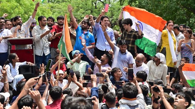 দিল্লিতে CJP-এর বিক্ষোভে উত্তাল পরিবেশ, শিক্ষামন্ত্রীর পদত্যাগের দাবিতে স্লোগান